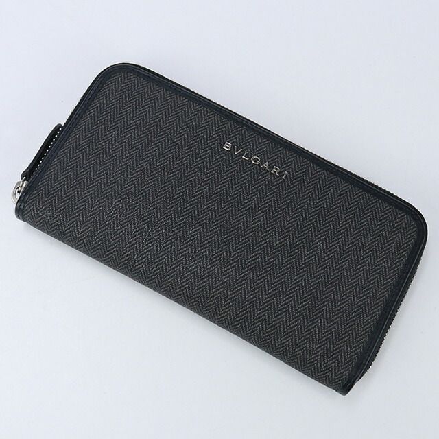 ブルガリ BVLGARI 長財布ラウンドファスナー メンズ 32587
