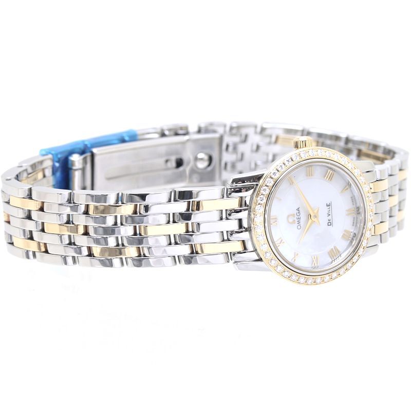 OMEGA オメガ デヴィル プレステージ 4375.71.00 ベゼルダイヤモンド  