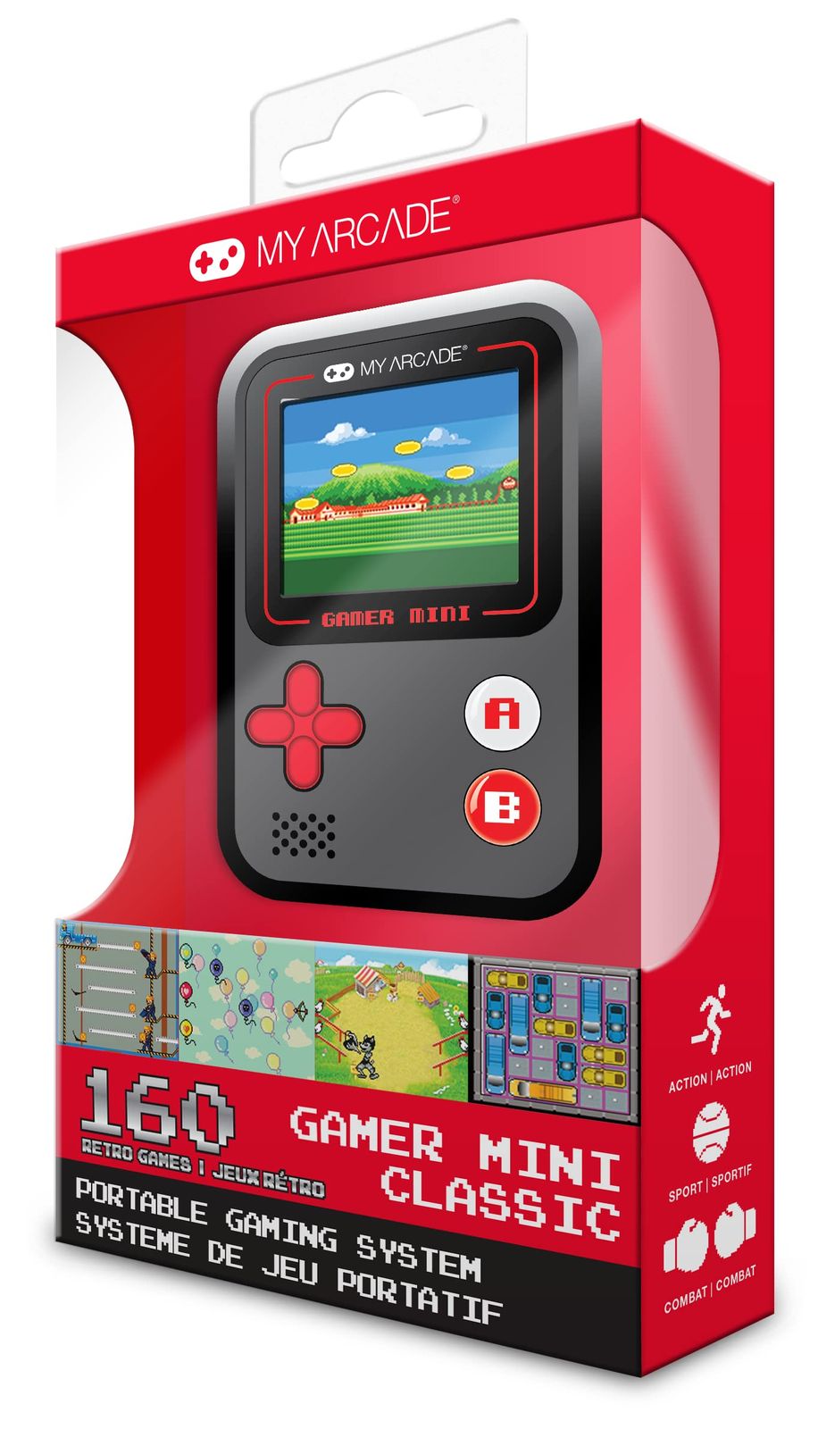 アーケードゲームを34本収録！My Arcade DATA EAST Classics mini