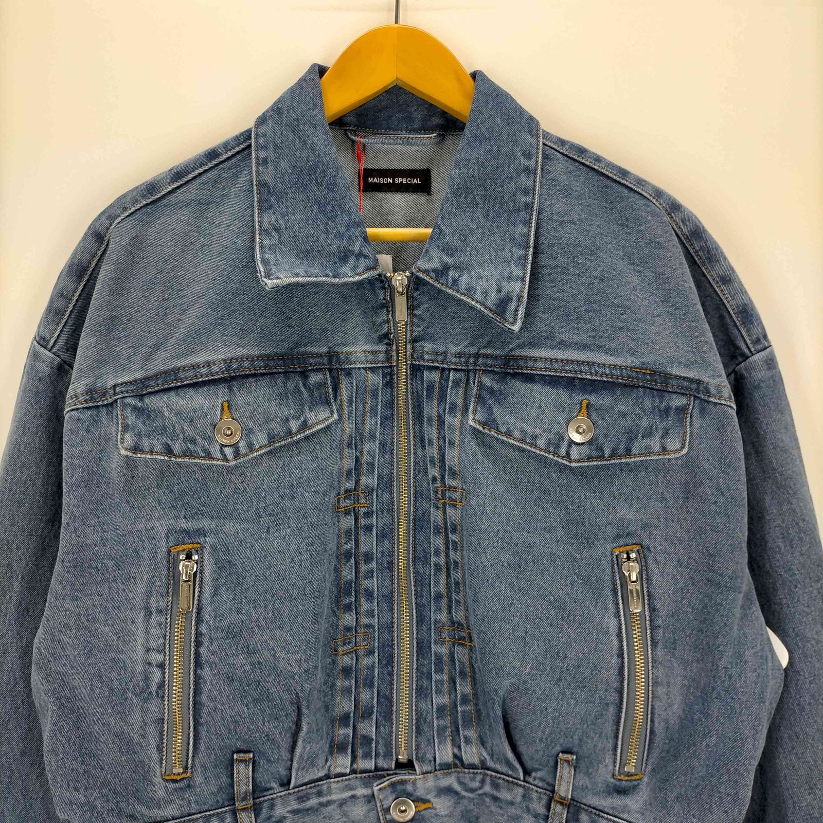 メゾンスペシャル MAISON SPECIAL Multiway Denim Coat レディース