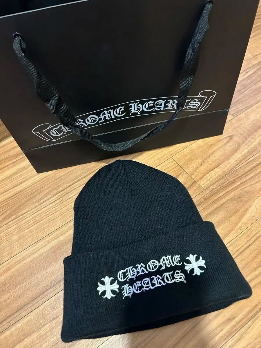 CHROME HAEATS クロムハーツ ブラック ビーニー