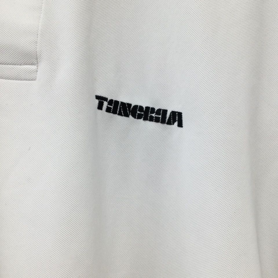 タングラムポロシャツ 白Lサイズ TANGRAM タングラム ゴルフ