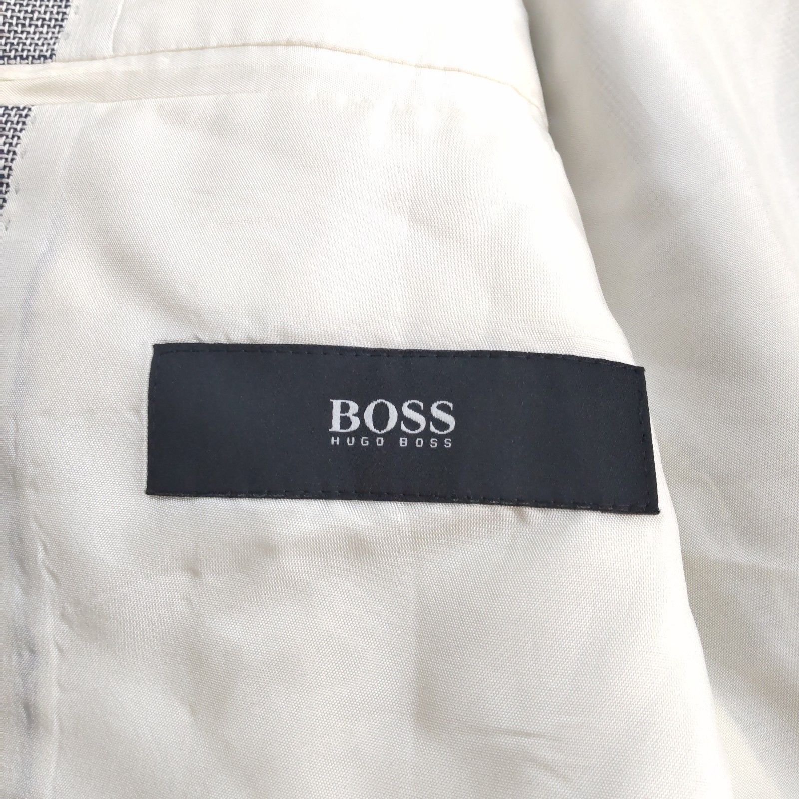 HUGO BOSS【ヒューゴボス】シルク混/テーラードジャケット【44/メンズ 