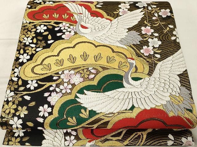 正絹 紋なし色留袖　松原絵、飛翔鳥柄　未使用品155/63 ますいわ屋帯セット 商品のご案内 ｜ 東京ますいわ屋