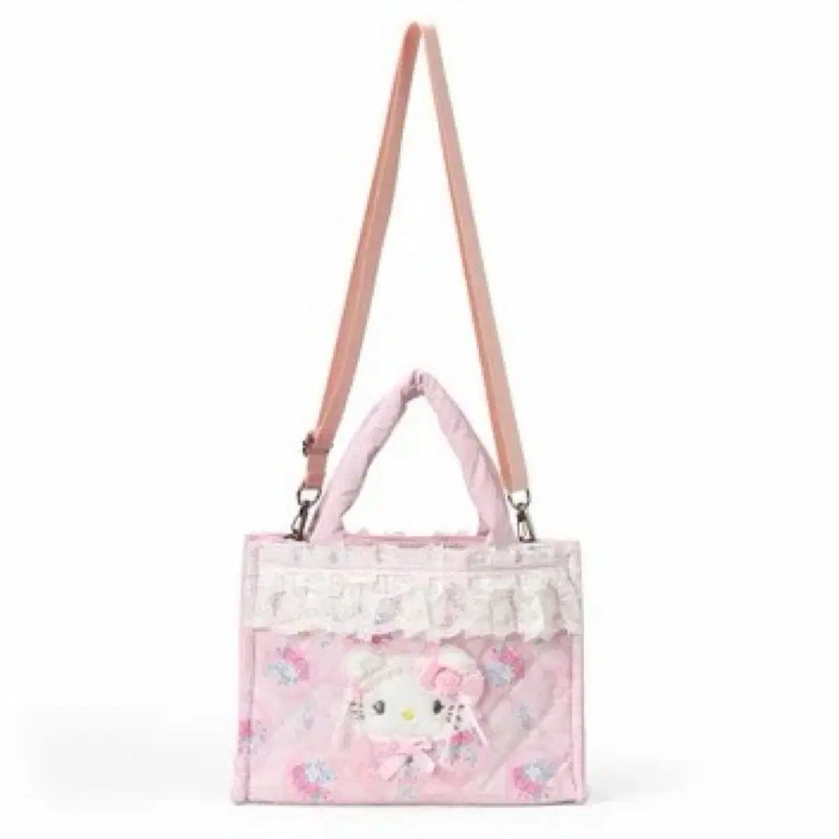Sanrio サンリオ チャミキティ 白 フリル シリーズ 2way ハンドバッグ バッグ