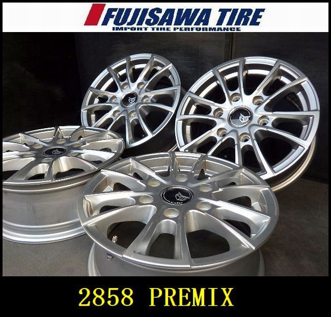 2858 B▲送料無料▲PREMIX ホイール▲15x6.0J 6穴 PCD139.7 44▲4本