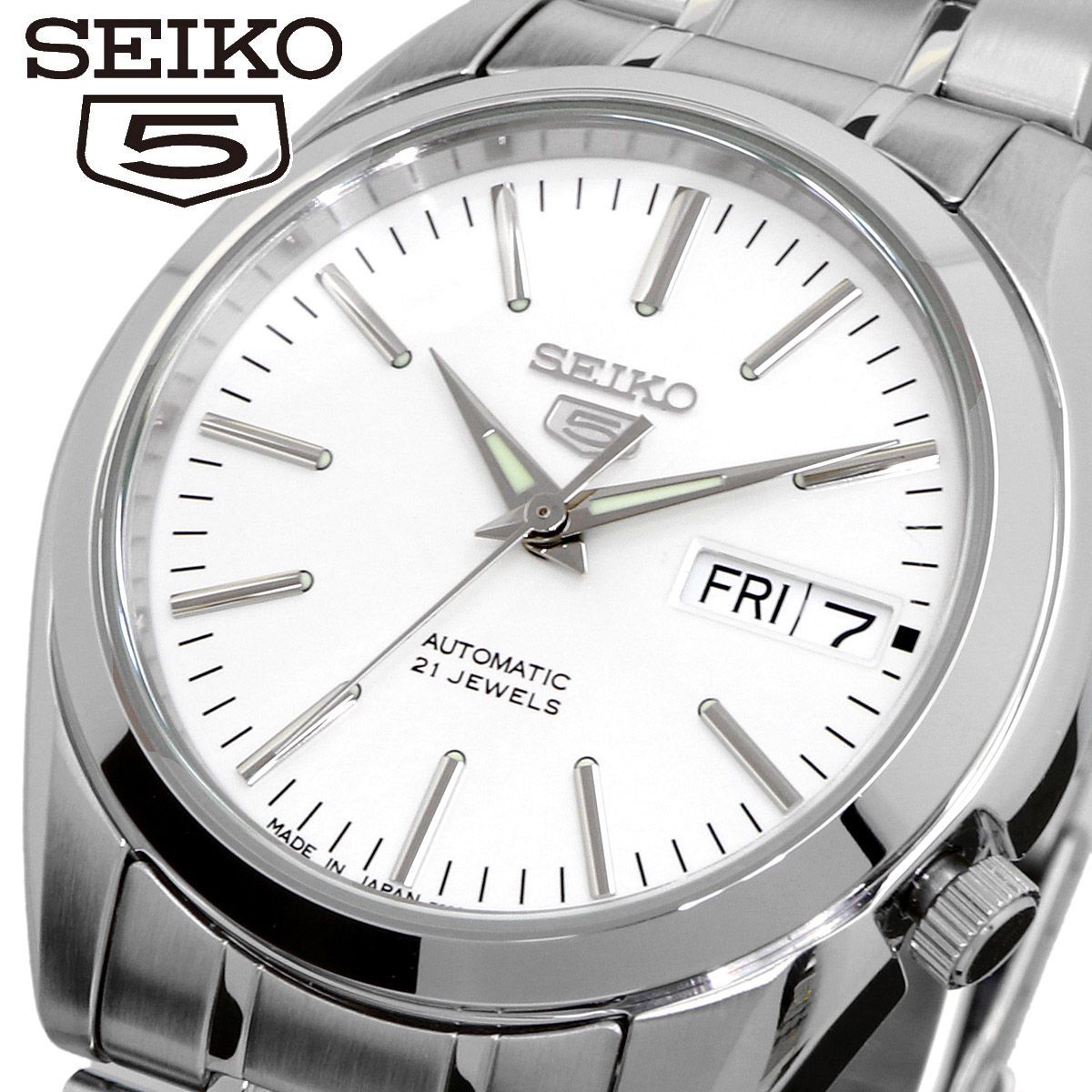 2021最新作】 セイコー SEIKO 5 ファイブ SNKL41K1 美品 agapeeurope.org