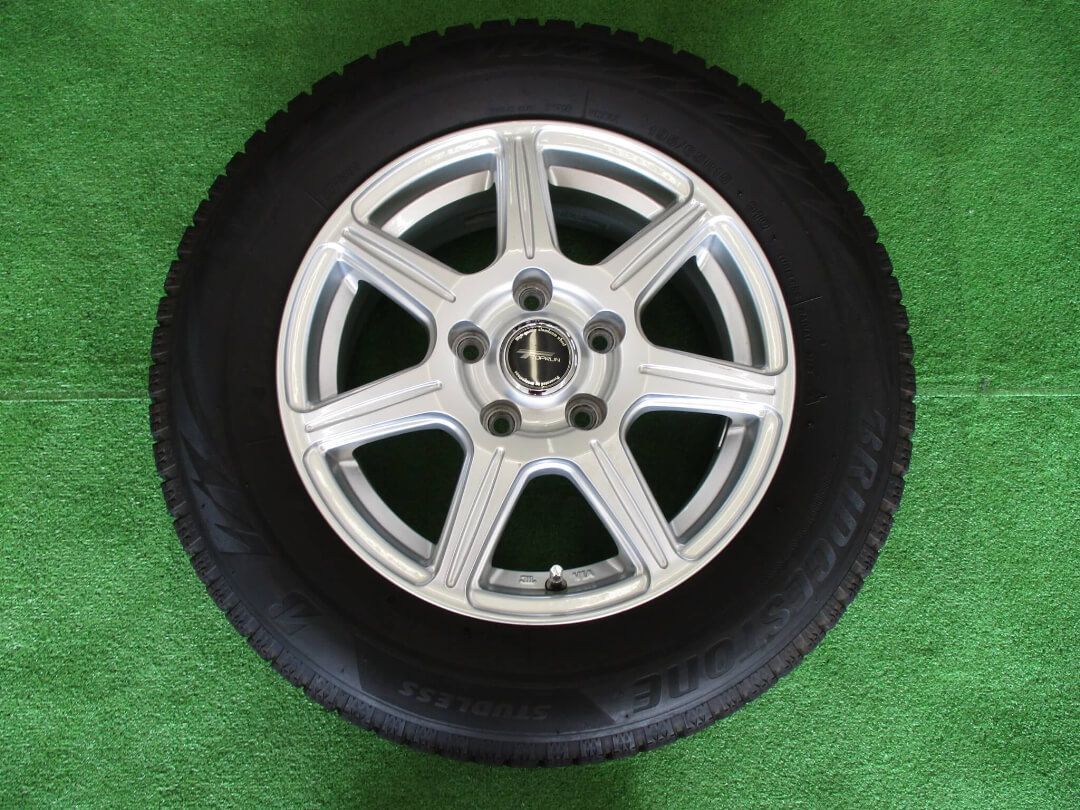 15インチ　中古スタッドレスセット　195/65R15　VRX2　6-15　5H100　+45　トップラン【M192・大和店】