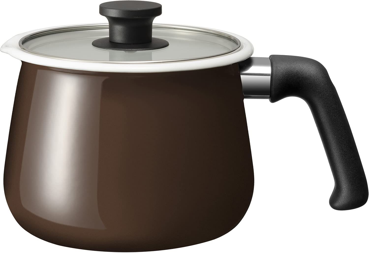 和平フレイズ マルチに活躍 ホーロー マルチポット モカグレー 2.2L 冷蔵庫 保存 IH・ガス対応 rinto(リント) MB-2611 [モカグレー]