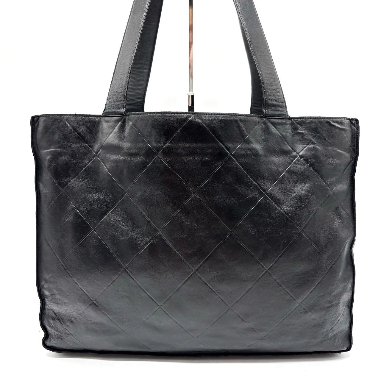 ✨良品✨ CHANEL シャネル トートバッグ ハンドバッグ ステッチ
