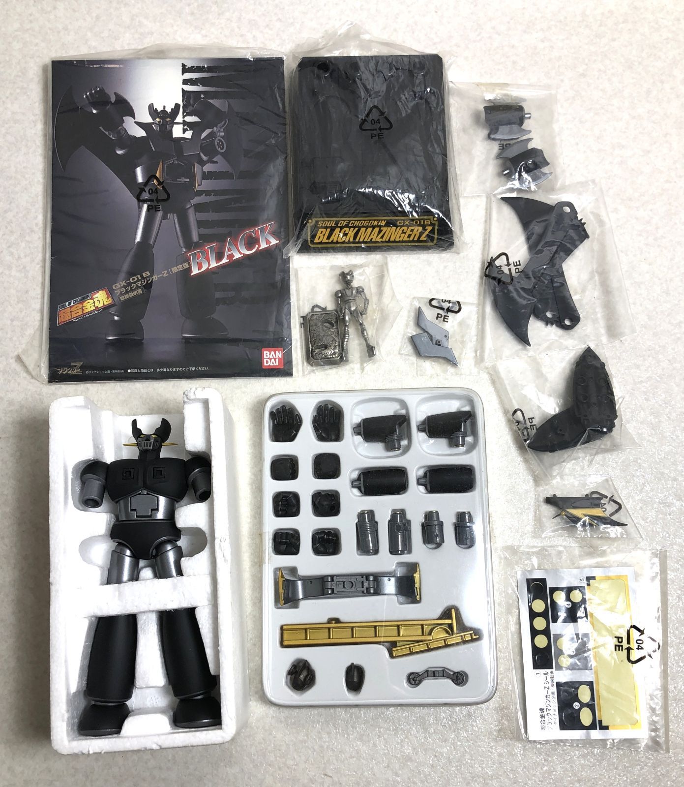 美品限定❣️★超合金魂 @ブラック‼️★ＧＸ-01Ｂ★ブラックマジンガーＺ★バンダイ DH1156】バンダイ 超合金魂 ブラックマジンガーZ GX-01B 限定版