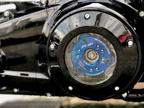 T.P.P. シースルーダービーカバー インナータイプ用 オプションカラー：マットブラック（パウダーコート）