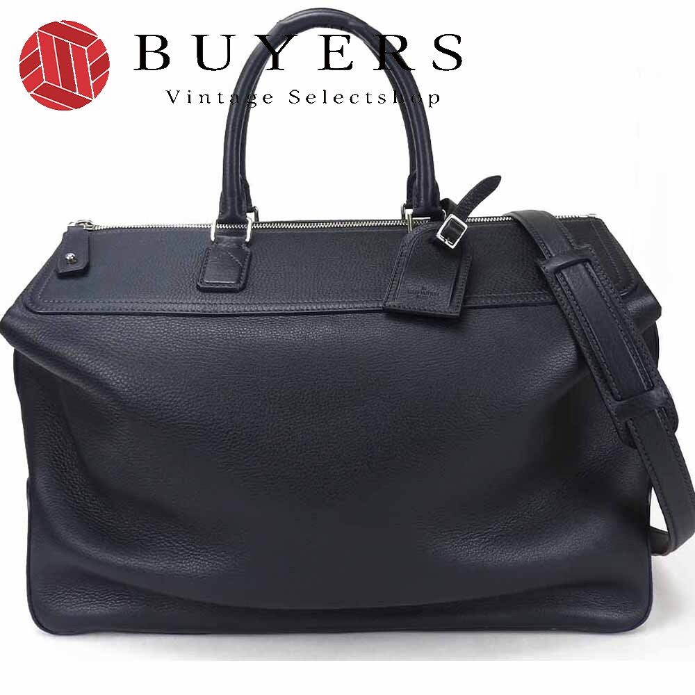 【未使用】 GOD VALLEY ハンドバッグ ボストンバッグ ネイビー 28×52×25　1026④/T2 未使用 GOD VALLEY ハンドバッグ ボストンバッグ ネイビー 28×52×25