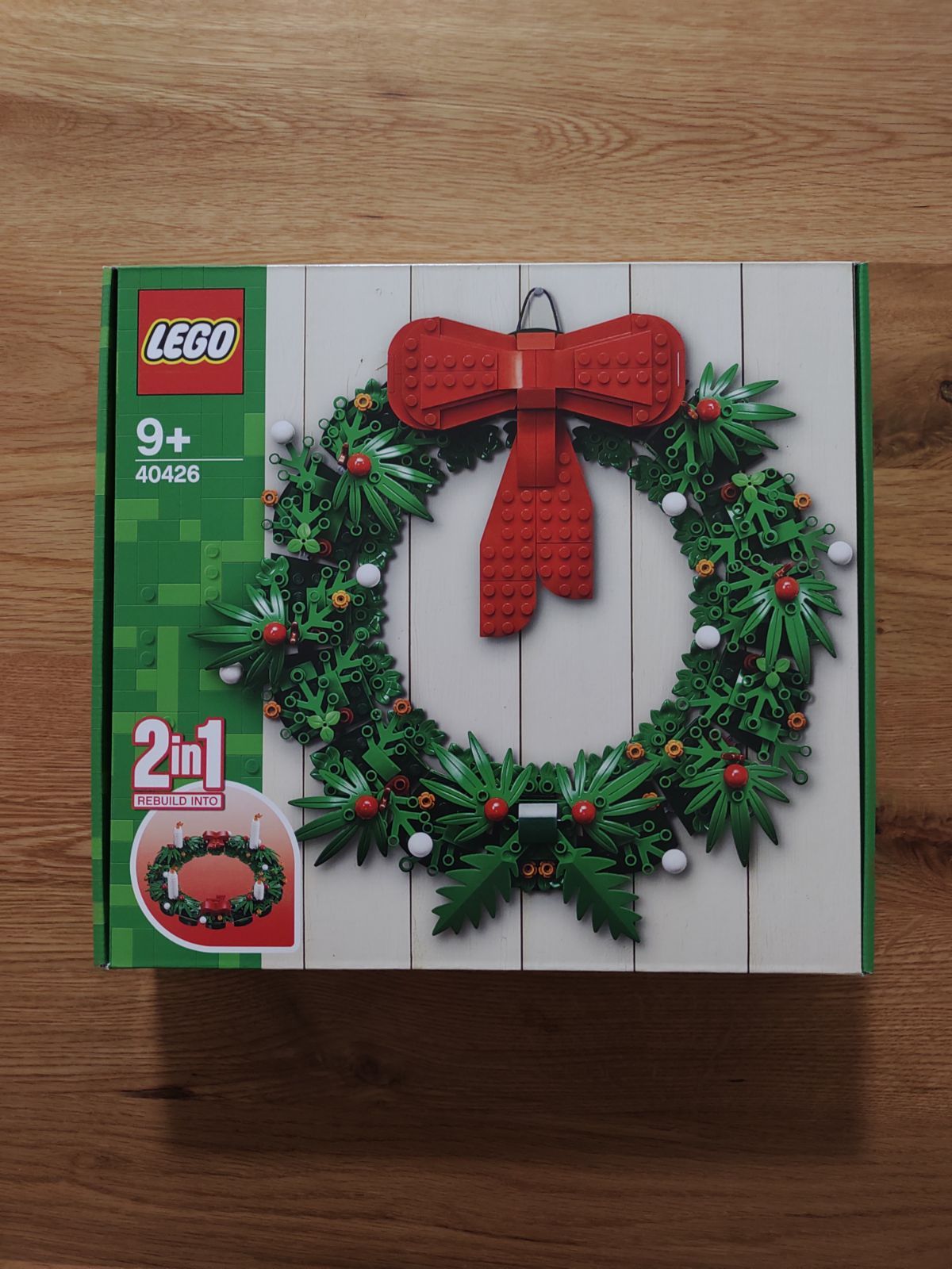 直販割引専用レゴ(LEGO) クリスマスリース 2-in-1 2セット40426 知育玩具