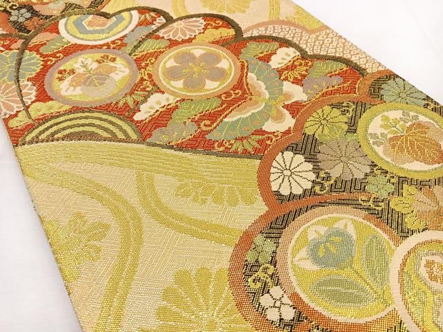 専用帯3138 3072 二点セット ●高級 正絹 慶長麗花 六通 袋帯 専用帯3138 3072 二点セット ○高級 正絹 慶長麗花 六通 袋帯 楽天