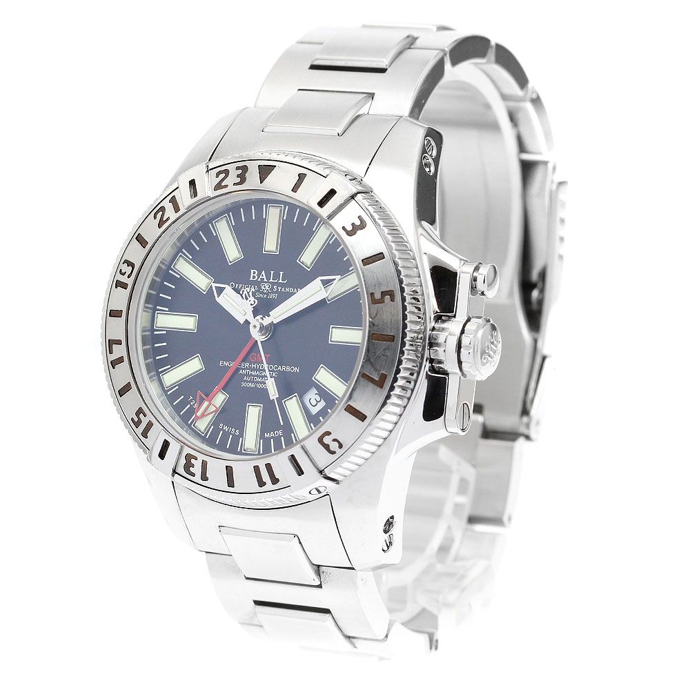 ボールウォッチ BALLWATCH DG1016A エンジニア ハイドロカーボン GMT デイト 自動巻き メンズ_908905