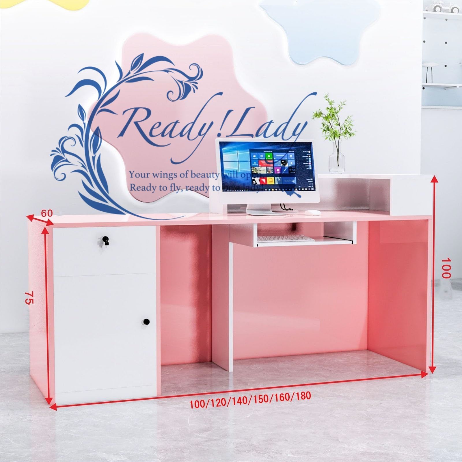 大理石風 レジカウンター 大理石調レジカウンター