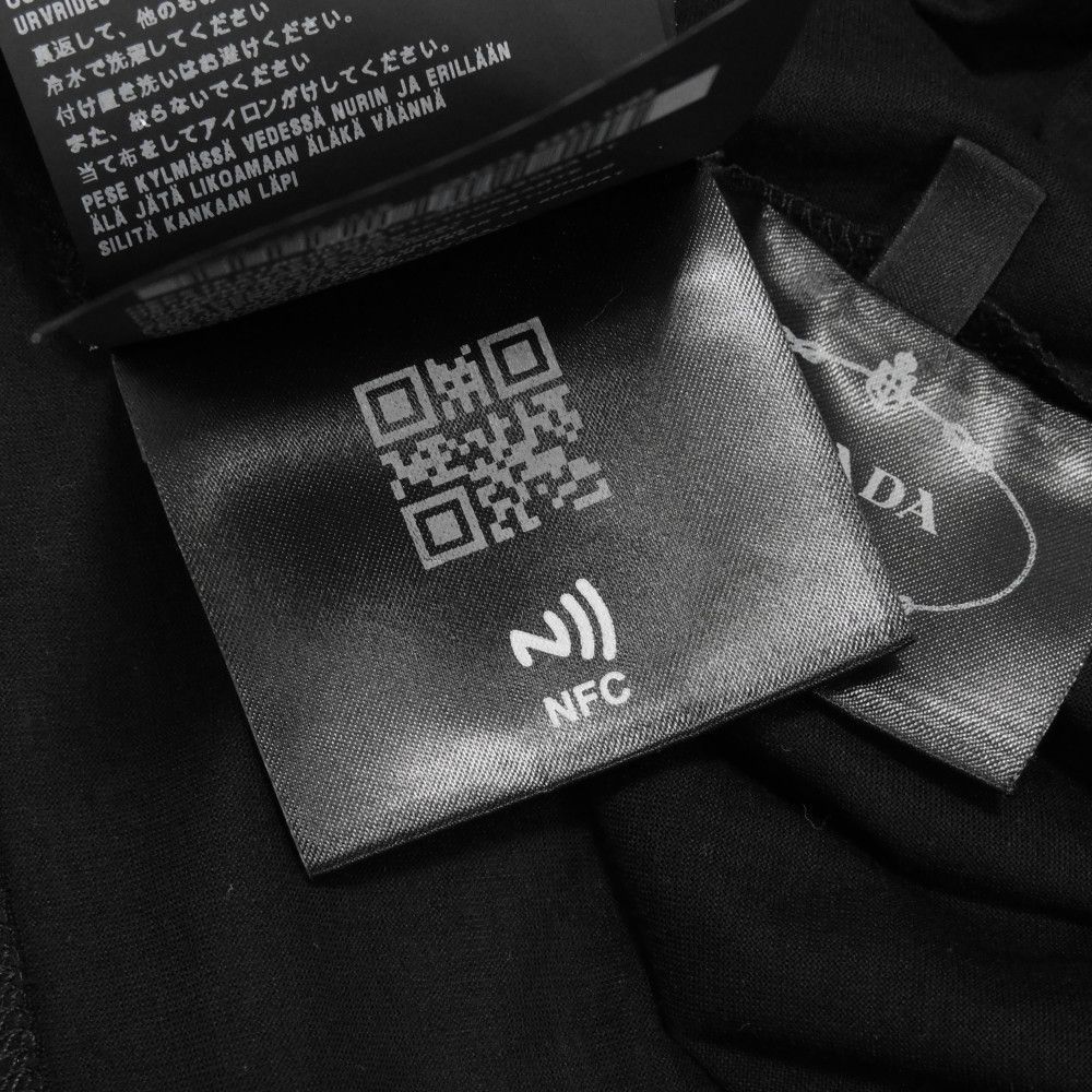 PRADA プラダ クルーネック ショートスリーブ XXL 175/96A ブラック  