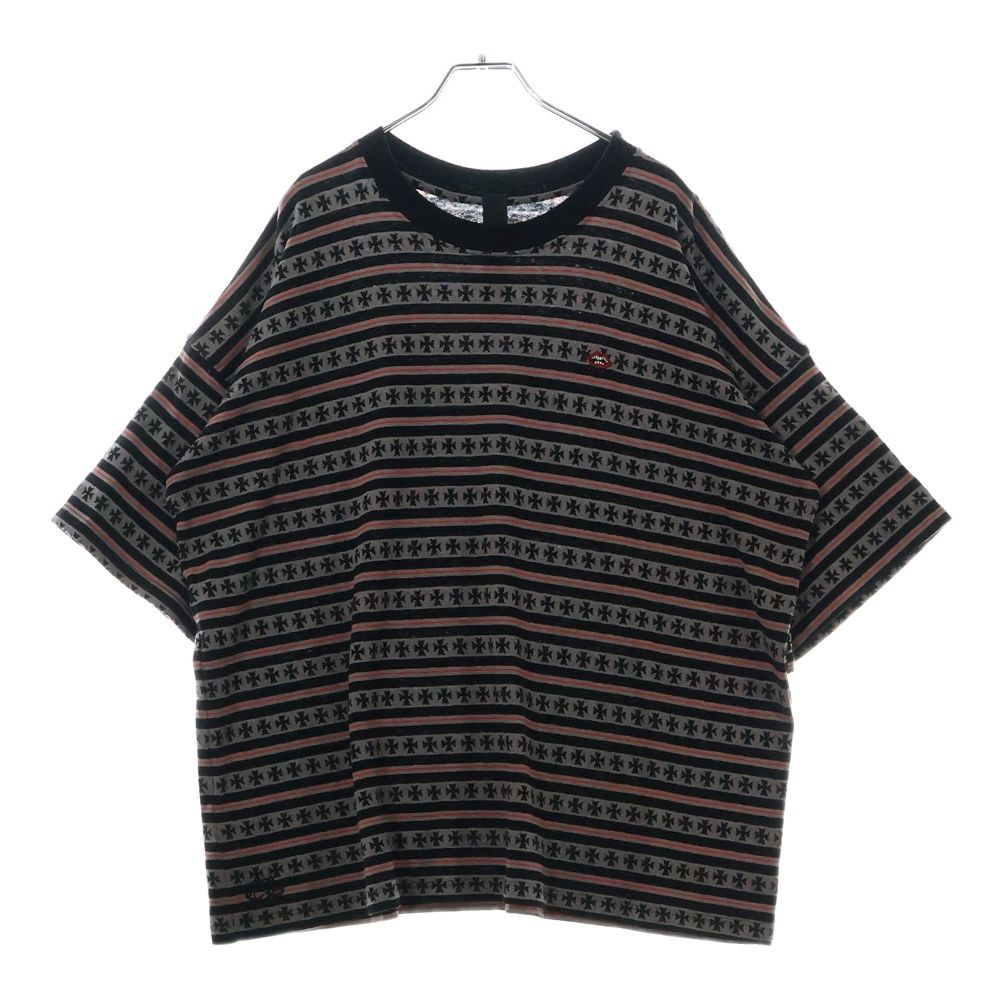 激レア！クロムハーツ×マッティボーイ ワイノットストライプクロスTシャツ CHROME HEARTS (クロムハーツ) ×マッティボーイ ワイノット