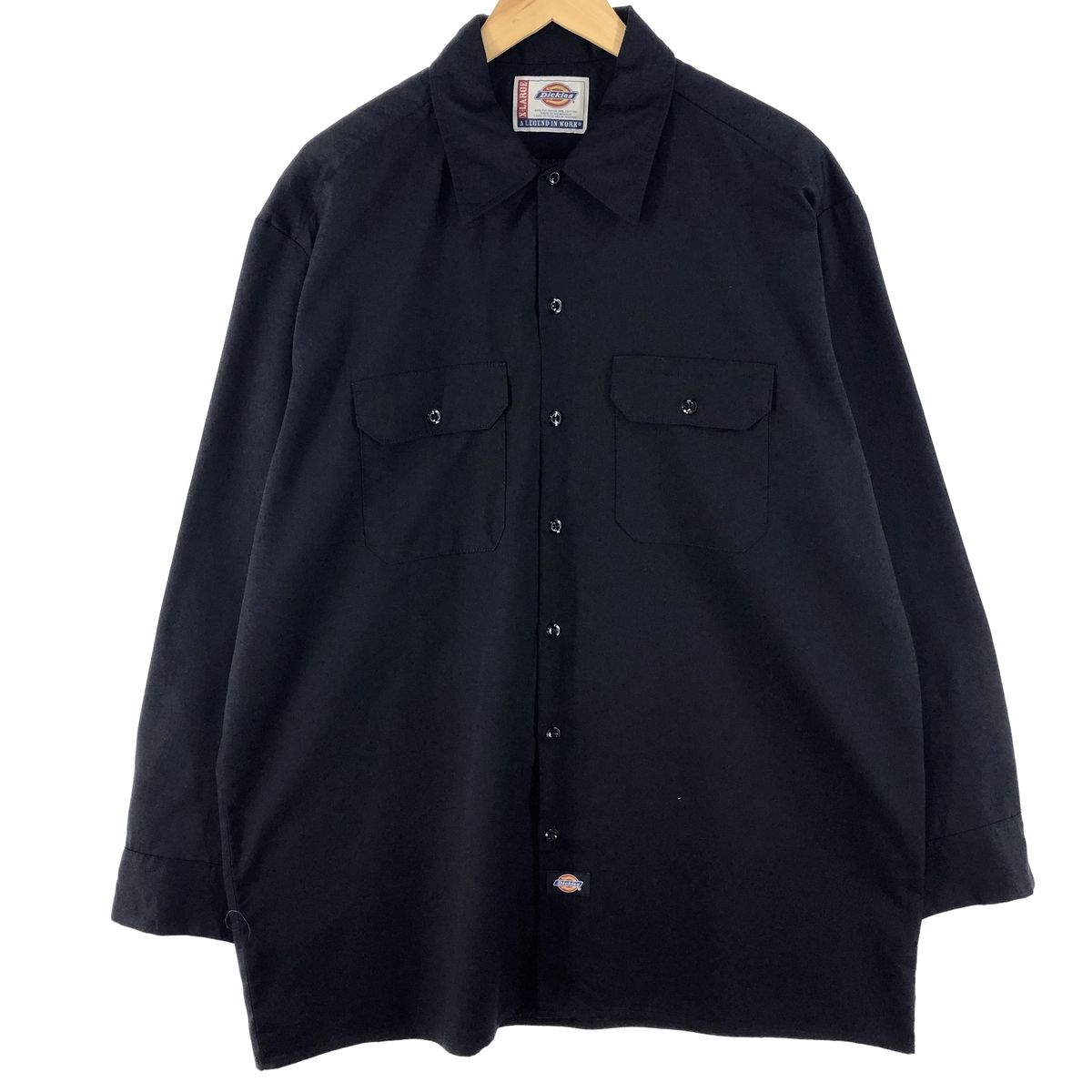 古着 ディッキーズ Dickies 長袖 ワークシャツ メンズXL/eaa361300