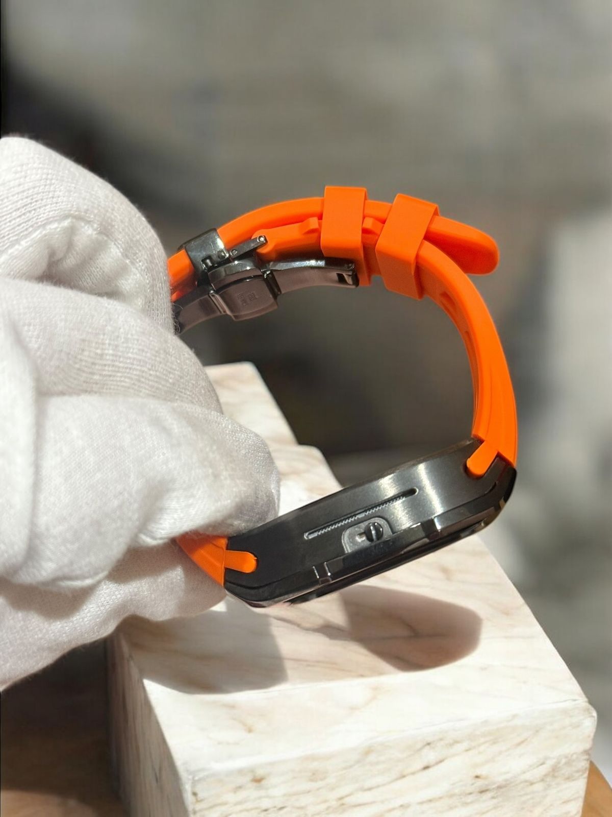 アップルウォッチカバーケースApple Watchラバーバンドベルト メタル ステンレス R 27