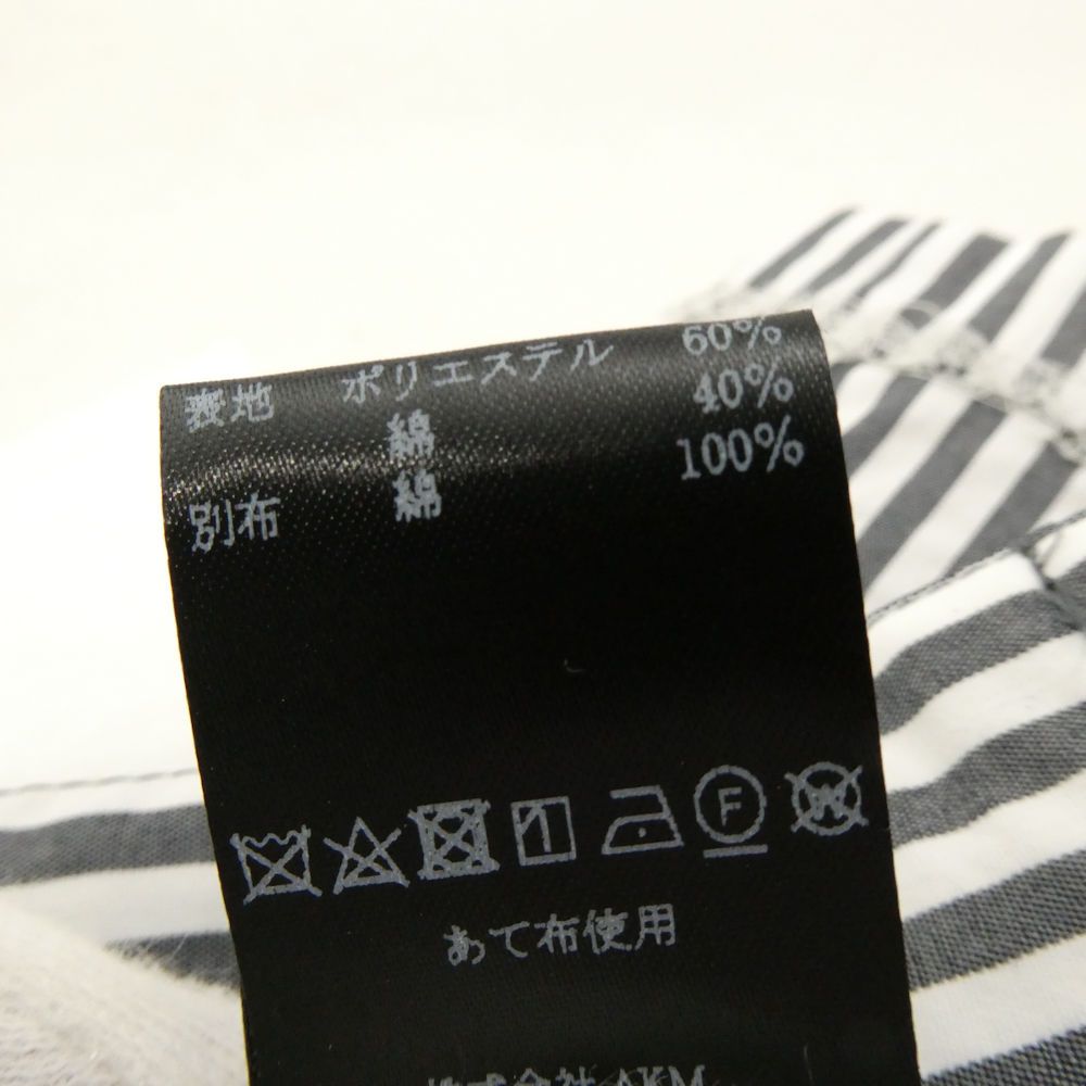 美品 1PIU1UGUALE3 ウノピュウノウグァーレトレ MRP618 UNCON SLACKS スラックス VI XL ポリエステル コットン パンツ ストライプ メンズ HM755A83 美品 1PIU1UGUALE3 ウノピュウノウグァーレトレ MRP618 UNCON