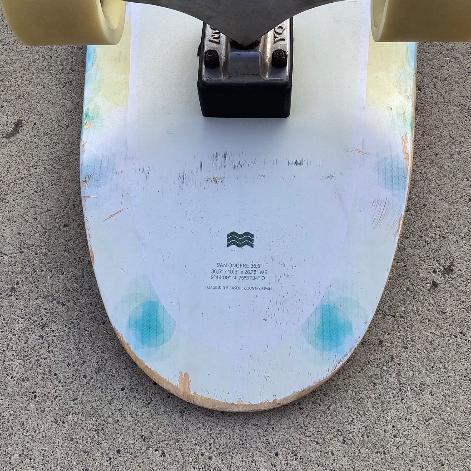 yow コンプリート USED] YOW ヤウ ロング スケートボード コンプリート 36.5inch