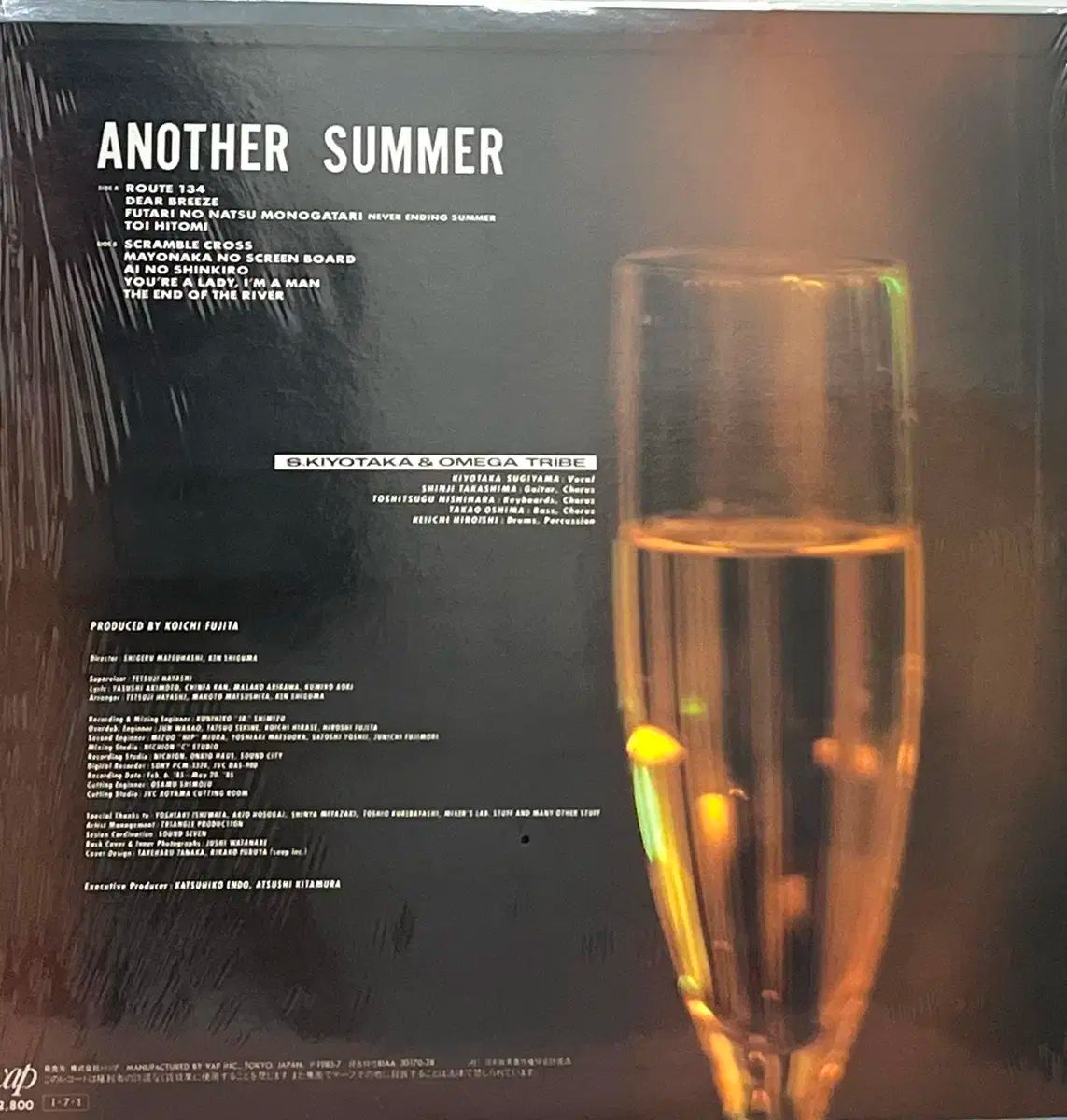 シティポップ オメガ・トライブ Omega Tribe ー Another Summer lp