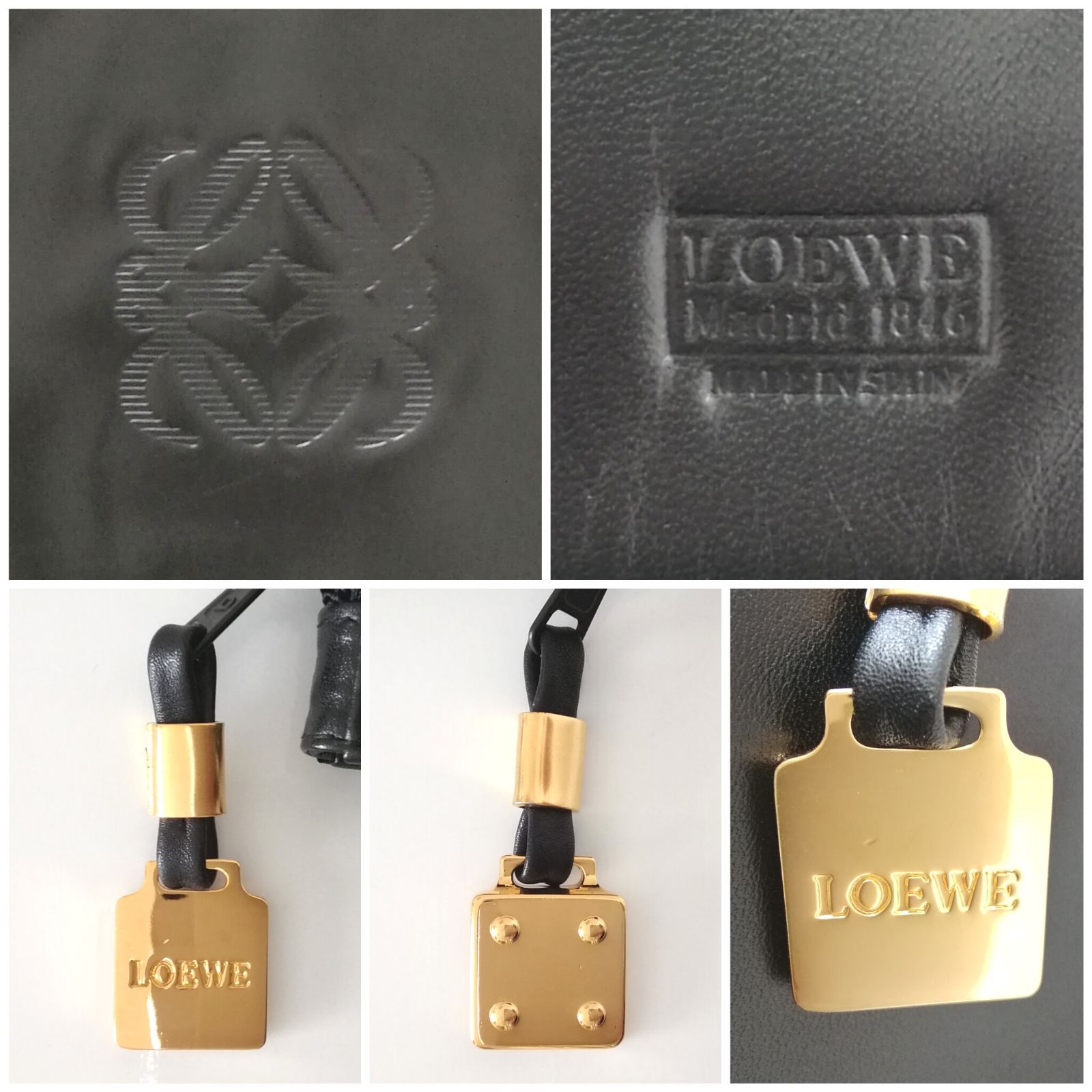 ロエベ アナグラム レザー クラッチバッグ LOEWE ロエベ アナグラム レザー クラッチバッグ - メルカリ