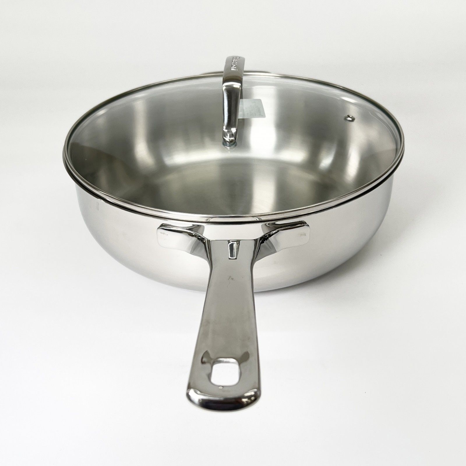 【送料無料期間限定】 52-723 ♥ Barazzoni 28cm 耐熱ガラス蓋付 ソテーパン 0735