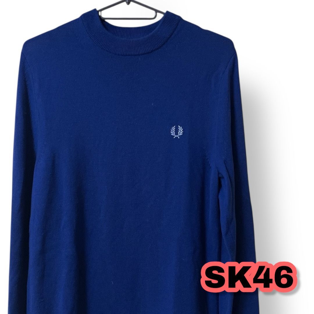 FRED PERRY ネイビー 長袖トレーナー S FRED PERRY フレッドペリー