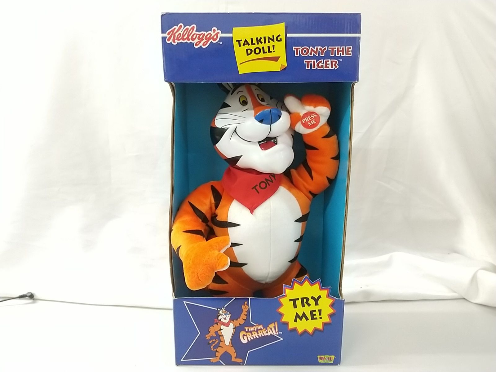 動作未確認】 Kellogg's TONY THE TIGER TALKING DOLL ケロッグ トニー