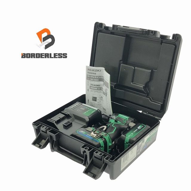 ♥品 HIKOKI ハイコーキ 36V コードレスインパクトドライバー WH36DC XPSZ 新マルチボルトバッテリー2個 充電器 ケース