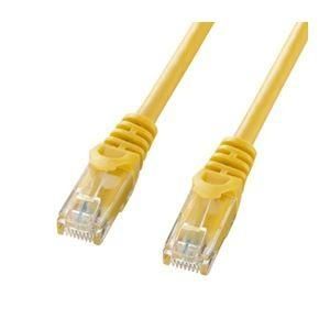 (まとめ)サンワサプライ カテゴリ6UTPLANケーブル LA-Y6-005Y〔×10セット〕