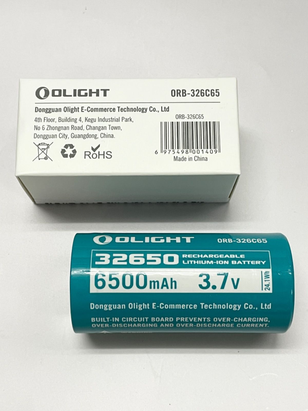 Olight Marauder Mini 専用電池 32650 6500mAh 電池のみです - メルカリ