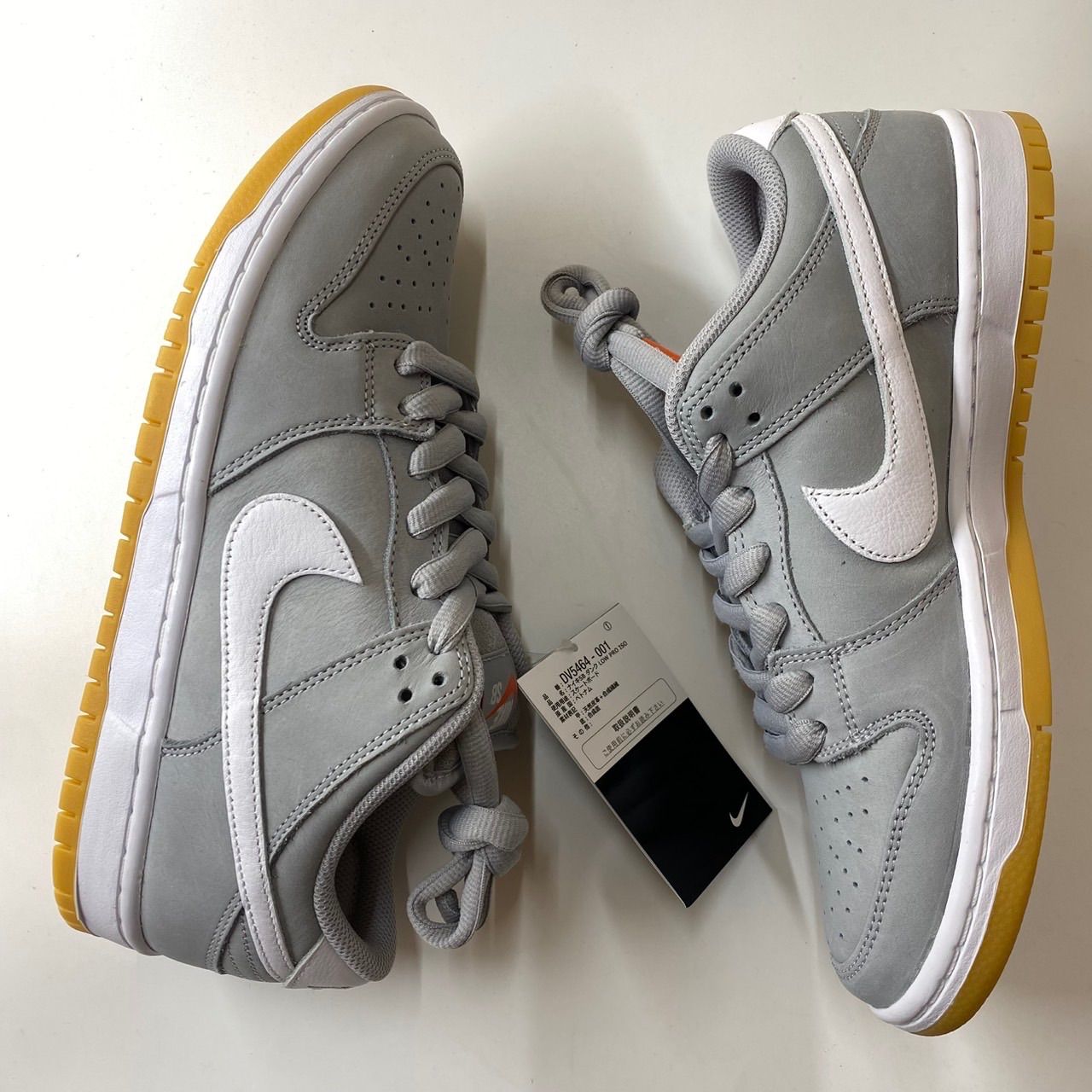 NIKE SB DUNK LOW PRO ISO ナイキ SB ダンク ロー プロ ISO WOLF GREY 
