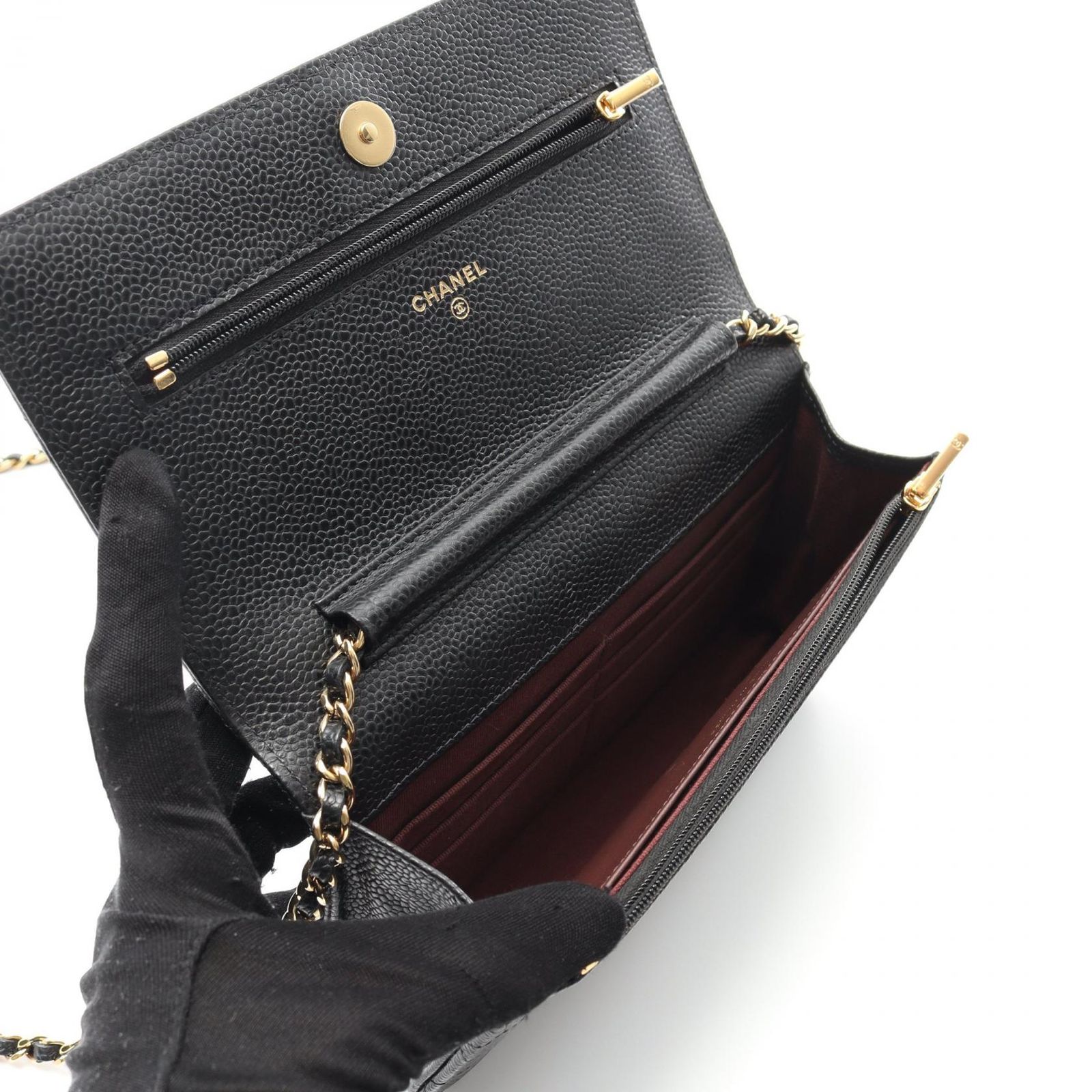シャネル CHANEL ショルダーバッグ マトラッセ AP0250 ブラック