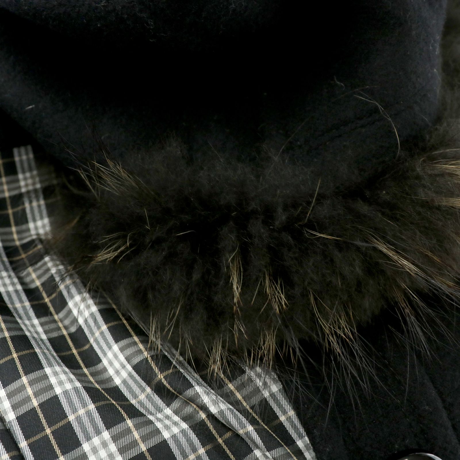 バーバリーブルーレーベル BURBERRY BLUE LABEL フードコード ロング