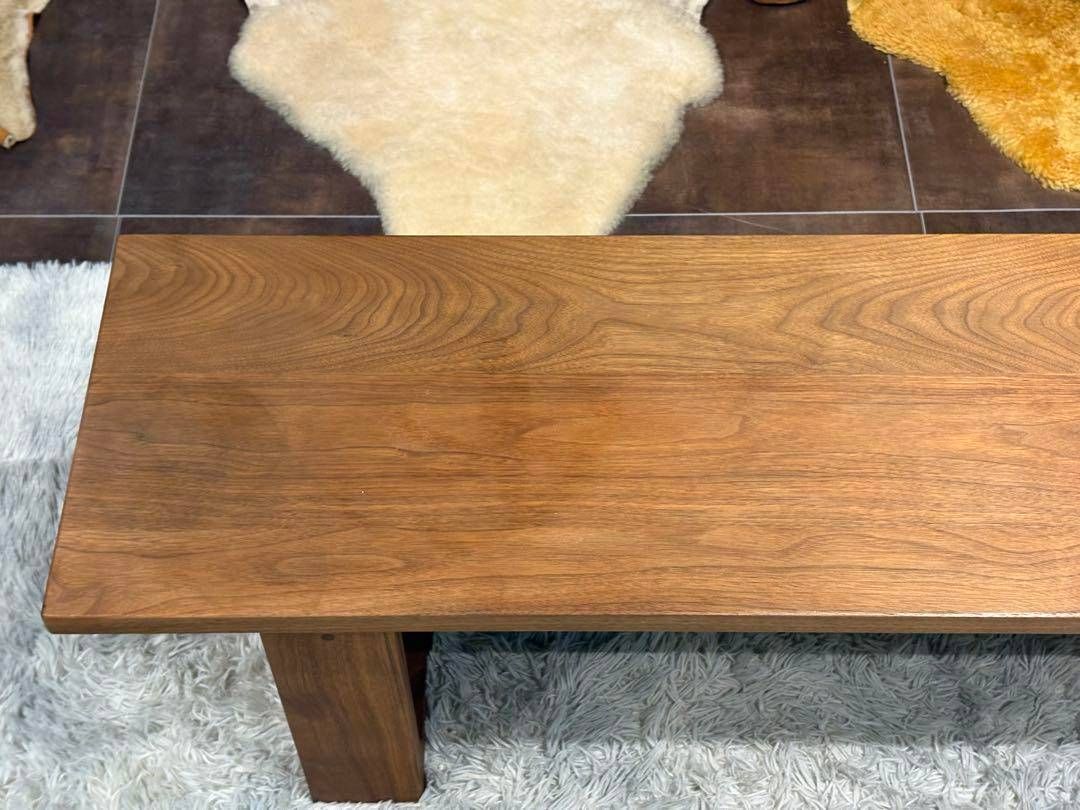 シンプル マスターウォール ウォールナット 無垢材ベンチ ヴィンテージ SZZ WWW_KANDAIZUMI_COM