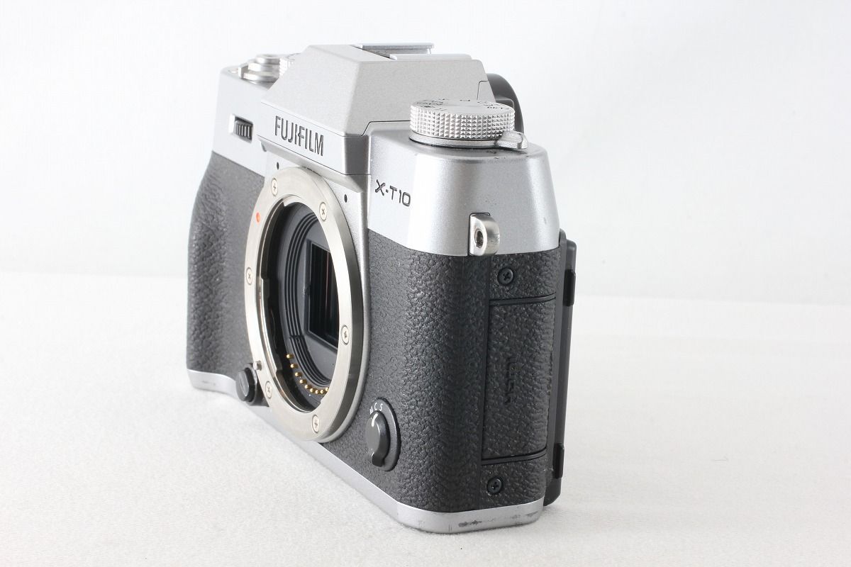 ◇訳あり◇フジフィルム FUJIFILM X-T10 ボディ シルバー 付属品満載 元箱