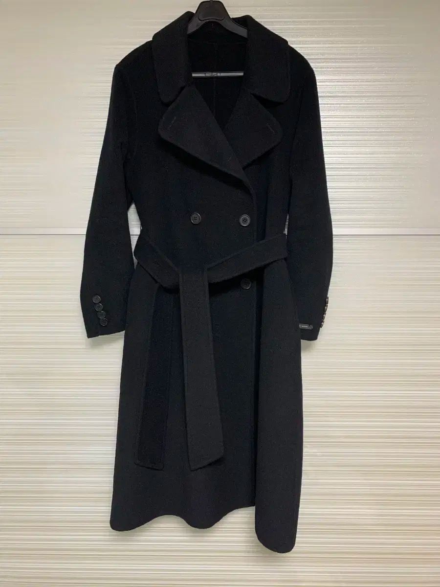 ベスト밸リー ブラック ウール 冬 コート 55 サイズ