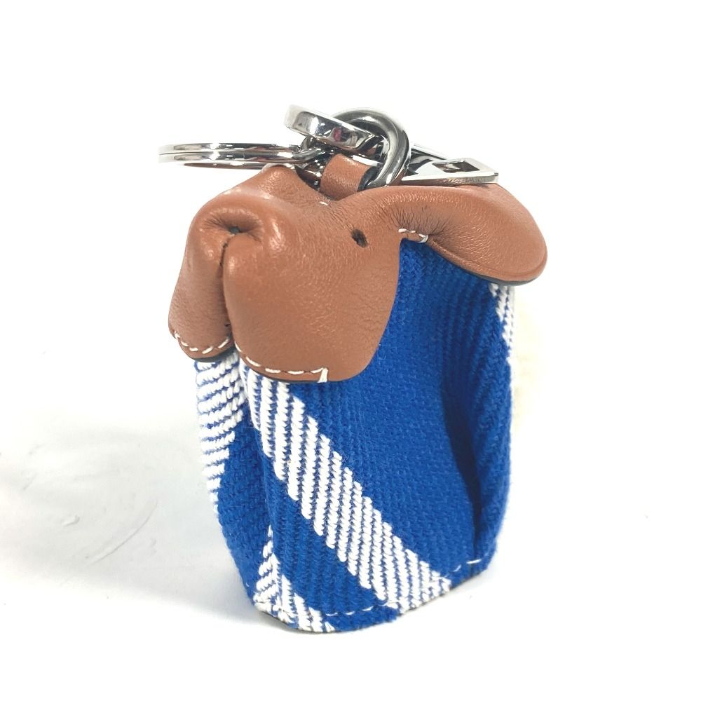 【LOEWE】ロエベ　バニーチャーム　うさぎチャーム LOEWE - ロエベ バニー チャーム レザー ムートン アイボリー