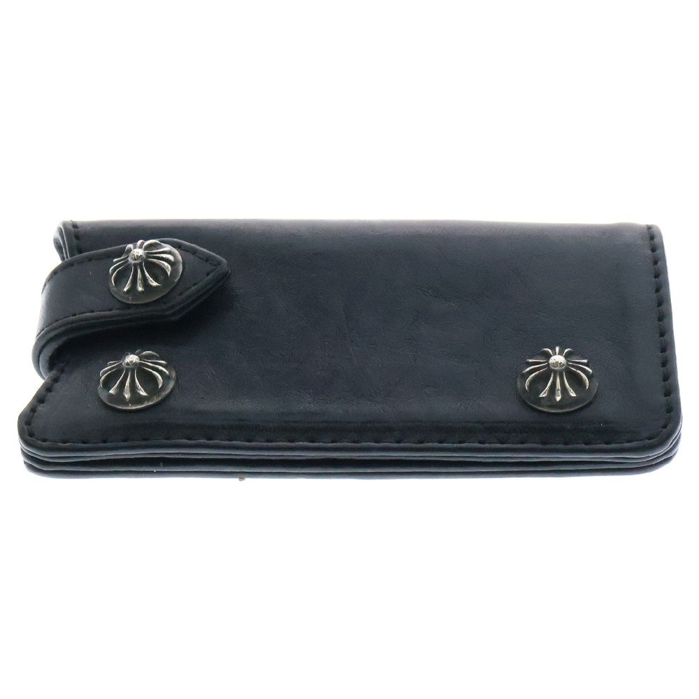 CHROME HEARTS クロムハーツ　クロスボールボタン　レザーキーケース CHROME HEARTS クロムハーツ KEY CASE クロスボールボタン