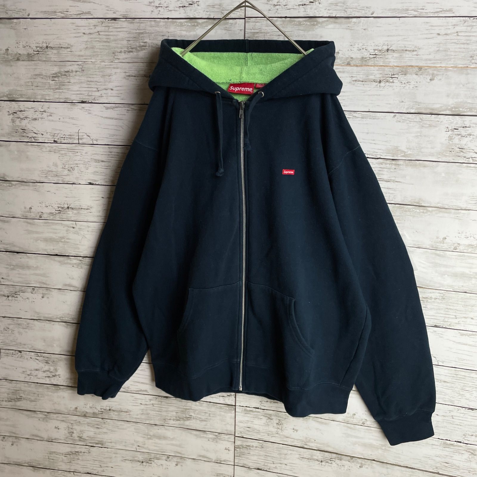 supreme シュプリーム スモールボックス ロゴパーカー ブラック XL Supreme スモールボックスロゴ パーカーブラック