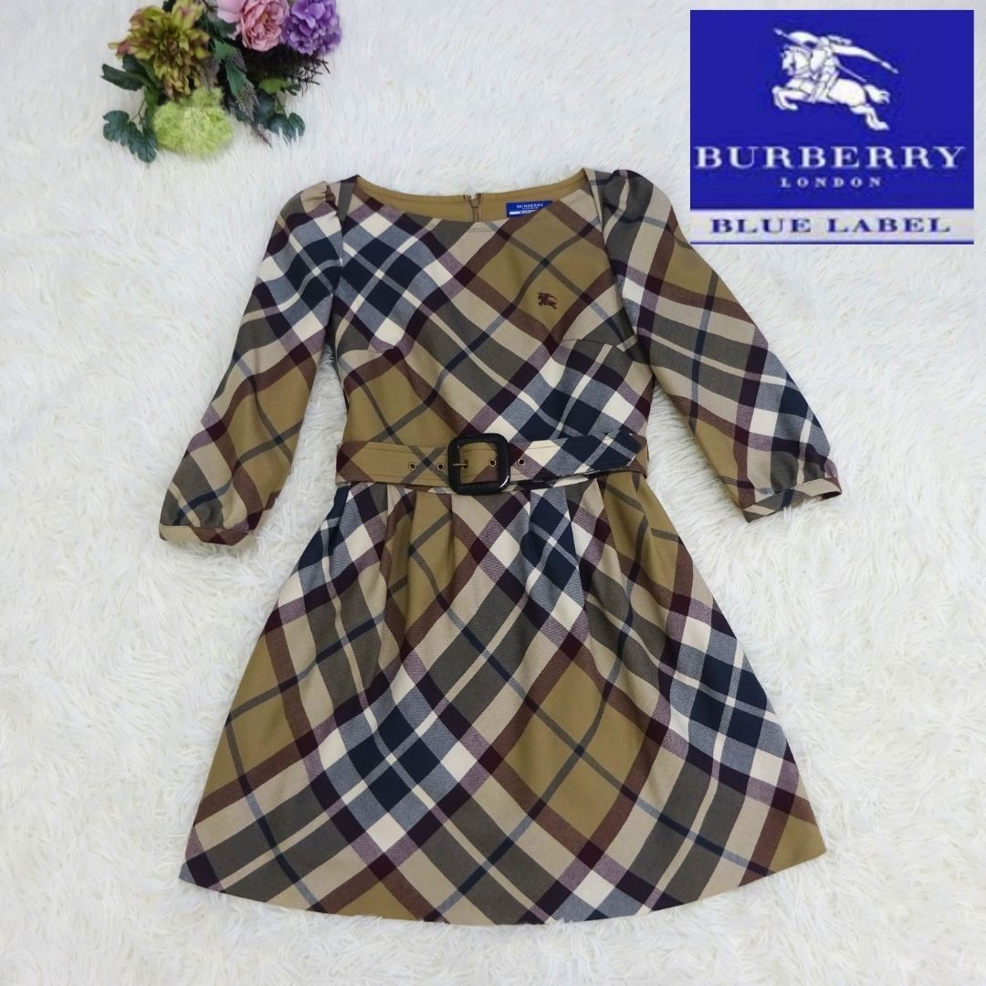 BURBERRYブランドミニワンピース BURBERRY BLUE LABEL (バーバリー