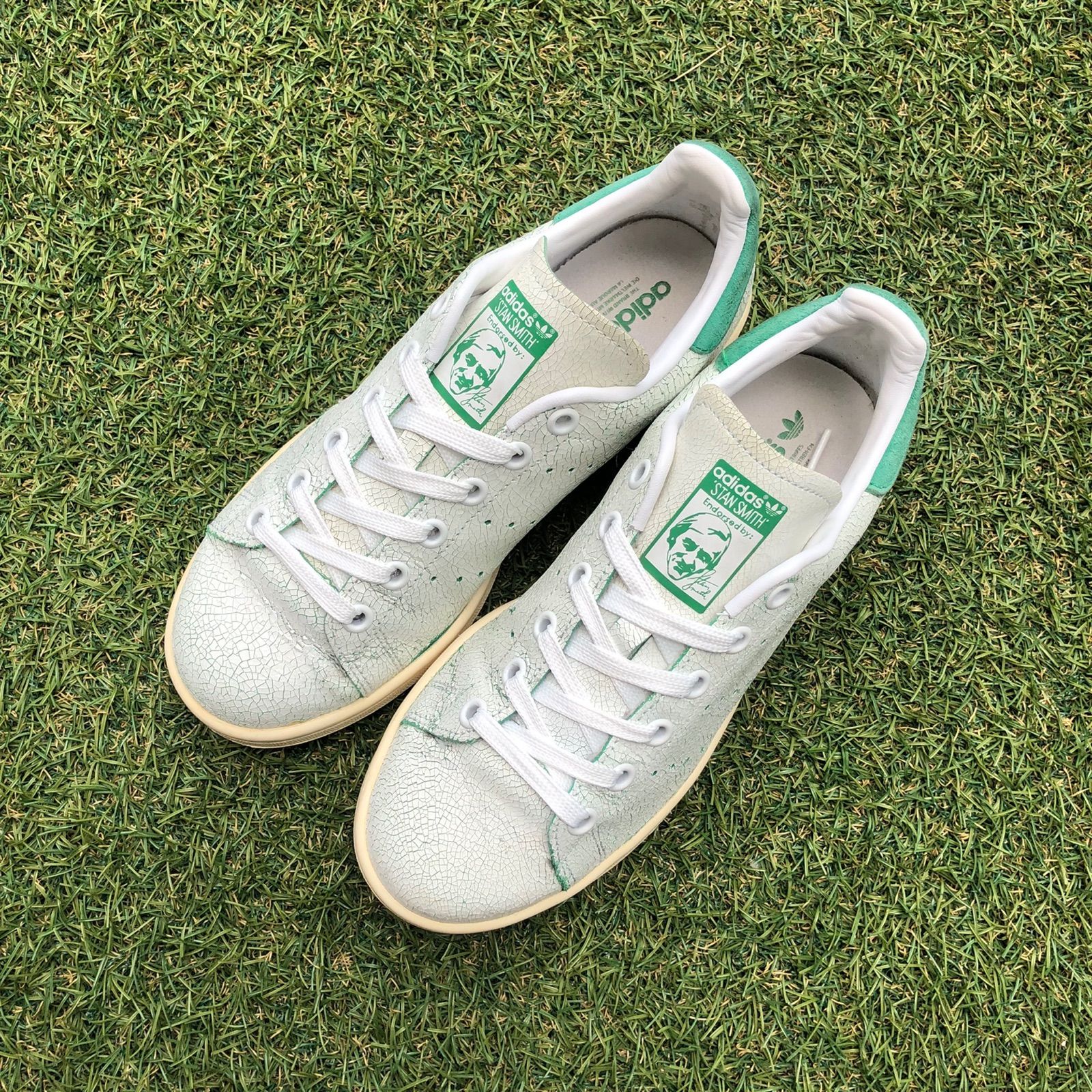 美品23 adidas STANSMITH アディダス スタンスミス H529 - メルカリ