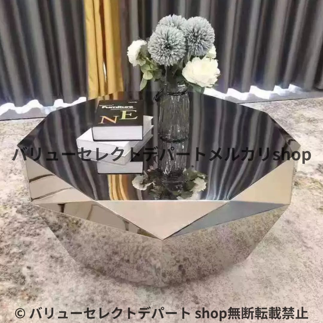 ダイニングテーブル ラグジュアリー ダイヤモンド風 一人暮らし 1人 おしゃれ 大きい コンパクト ソファ 北欧 2人 低め 直径90cm 小さめ おしゃれ かわいい 北欧 ホテルライク リビング テーブル