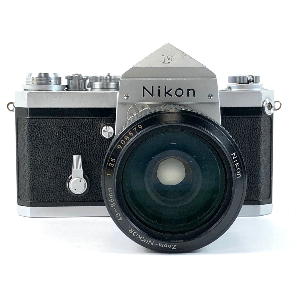 ニコン Nikon F アイレベル シルバー + NIKKOR 43-86mm F3.5 Ai改 