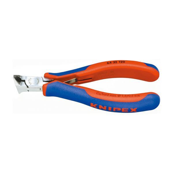 KNIPEX クニペックス 6432-120 エレクトロニクスエンドカッティングニッパー