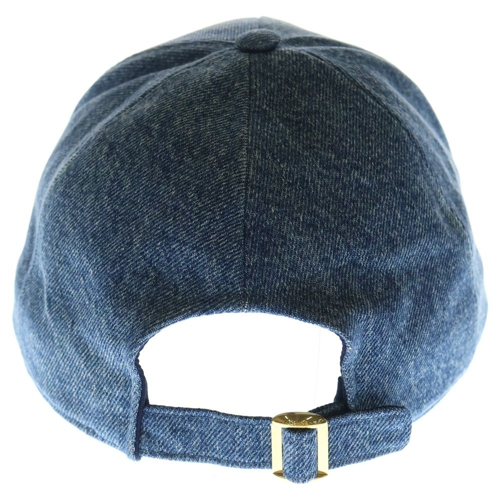CELINE セリーヌ トリオンフ ベースボールキャップ ブルー デニム ♯M